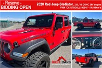 2020 Red Jeep Gladiator