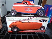 4 Budweiser diecast collector banks SEE PICS