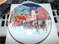 13 Budweiser collector plates SEE PICS
