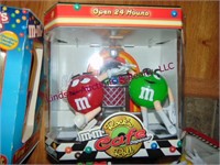 Approx 12 various M&M candy dispensers SEE PICS