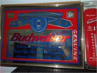 3 Budweiser items: 2 thermometers & other