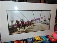 Budweiser horses picture on the Manhattan Bridge