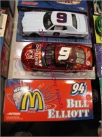3 diecast 1:24 stock cars Bill Elliott SEE PICS