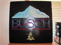 Busch light approx 18" x 18" (untested)