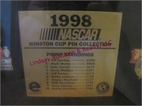 1998 NASCAR Winston Cup pin collection in case