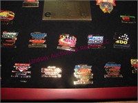 1998 NASCAR Winston Cup pin collection in case