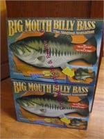 2 Big Mouth Billy Bass singing fish