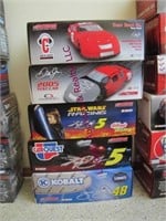 5 diecast 1:24 stock cars various drivers SEE PICS