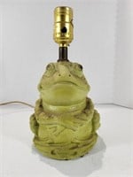 Vintage Frog Lamp 10" Tall
