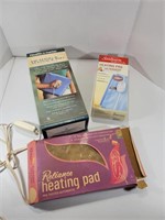 Lot of Heating Pads inculding a Vintage One