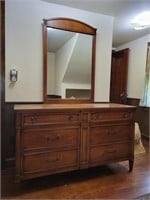 Vintage Drexel Dresser with Mirror
