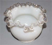 Fenton silvercrest bowl 4"