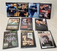 10 NEW Sealed DVD Movies - 3 Bourne +