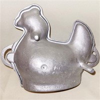 Vintage Cast Aluminium Rooster Cake Mold