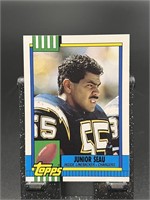 ROOKIE CARD 1990 TOPPS TRADED JUNIOR SEAU