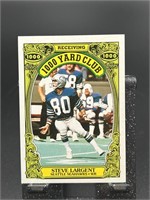 1986 TOPPS STEVE LARGENT 1000 YD CLUB CARD