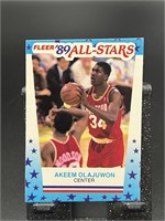 1988-89 FLEER AKEEM OLAJUWON CARD