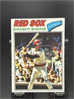 1977 TOPPS DWIGHT EVANS CARD