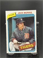 1980 TOPPS HOF JACK MORRIS CARD