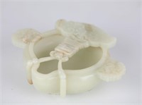 Chinese Finely Carved Jade  Brush Washer