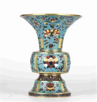 Chinese Cloisonne Beaker Vase