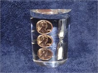 Lincoln Penny Timer Paper Weight