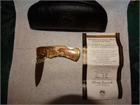 Franklin Mint Grizzly Bear Collectors Knife 3"