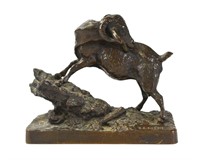French P.J Mene Bronze Goat