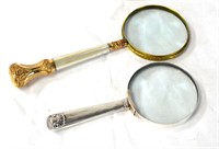 Two Large Magnifier Glasses