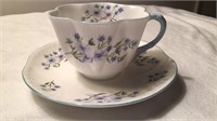 Blue Rock Shelley Fine Bone China Tea Cup and