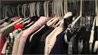 Ladies Right Side Closet Contents- Dresses,
