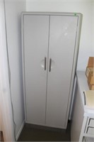 Metal 2-Door Utility Cabinet with Shelves