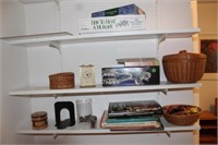Items on Wall Shelf