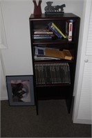 Wooden Shelf Unit with Photography Book Set