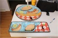 Matching Large Tray & Section Tray