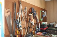 Remaining Tools on Peg Board