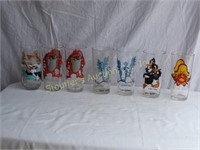7 Warner Brothers Glasses Pepsi Collection