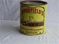 Woodfields Fish & Oyster Gallon Tin with Lid
