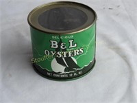 B & L (12 oz) Oyster Tin with lid