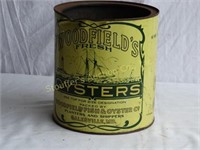 Woodfields Fish & Oyster Gallon Tin without Lid