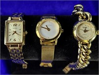 3 Ladies Modern Wrist Watches