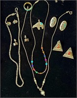 9 Pcs Indigenous American Jewelry
