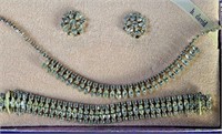 b. david Vintage Rhinestone Necklace, Bracelet &