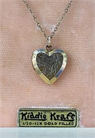 ittie Craft Heart Pendant Necklace