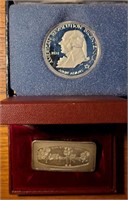 1974 Bicentennial Medal & Sterling Ingot
