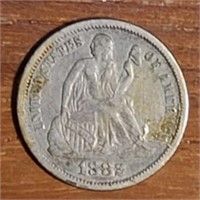 1882 US Dime