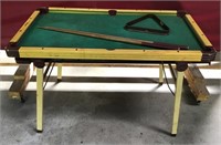 Unique Vintage Portable Pool Table By Burrowes