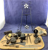 Old Tools & Biscuit Cutters & Little Lantern/More