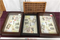 Three Shadow Boxes And A Display Unit