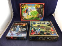 Three Non Child Type Board Games: Pandemic,